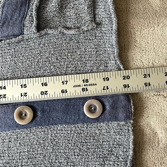 Flax by Angelheart Cotton Blend Knit Button Front Cardigan Boho Slouchy Size S/M - Picture 13 of 13